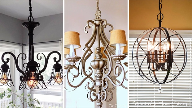 16 Stylish DIY Chandelier Makeover Ideas That Will Save You Cash