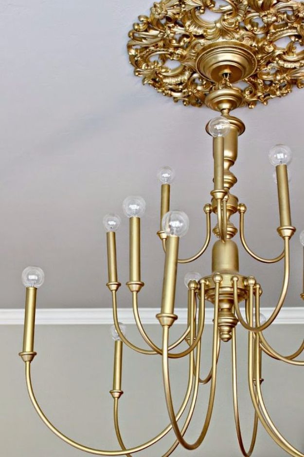 16 Stylish DIY Chandelier Makeover Ideas That Will Save You Cash