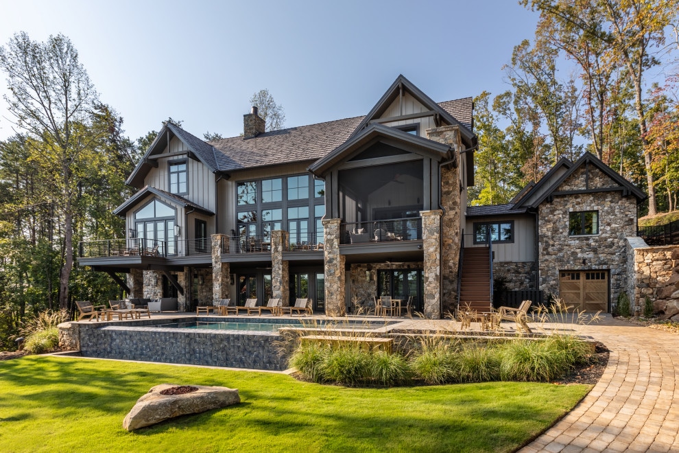 18 Monumental Rustic Exterior Designs You Just Can't Look Away From