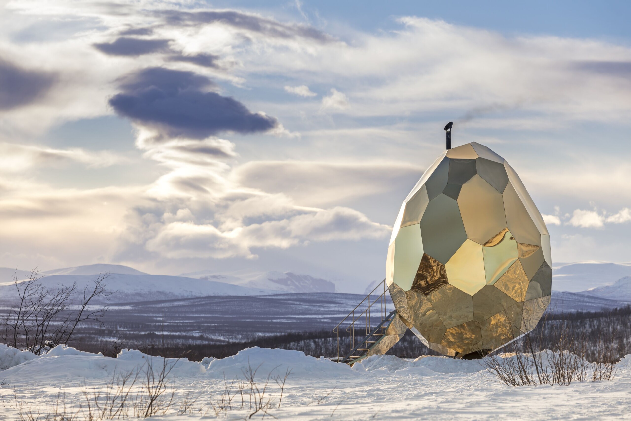 Riksbyggen’s Solar Egg to Icehotel in Jukkasjärvi