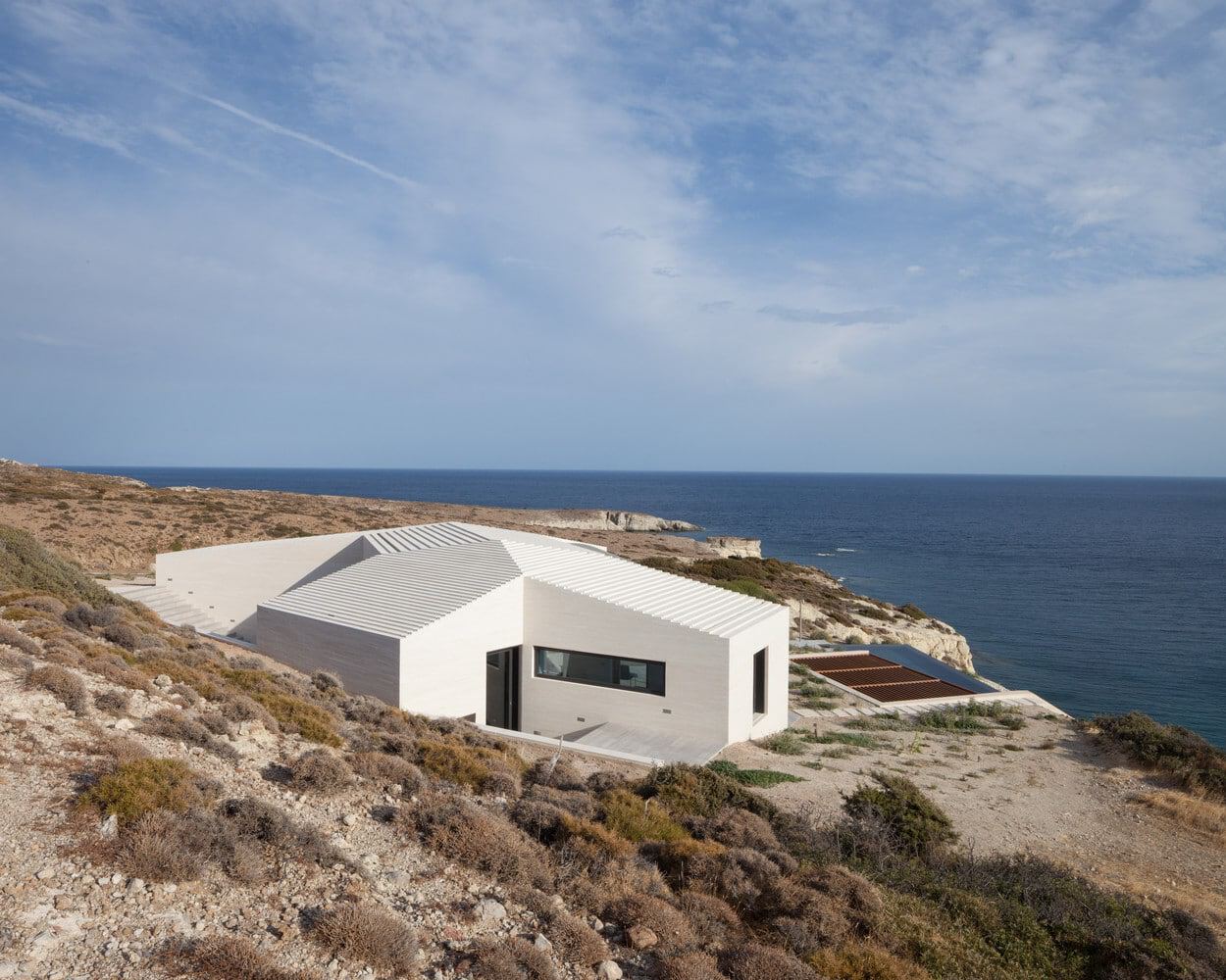 Voronoi's Corrals by decaARCHITECTURE on the Island of Milos, Greece Voronoi's Corrals by decaARCHITECTURE on the Island of Milos, Greece