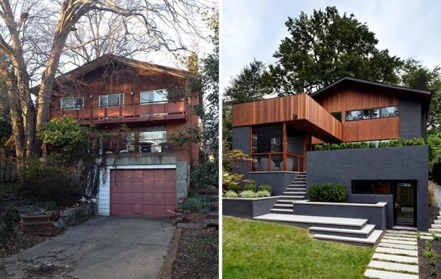 Before & After - Modern Reform of a 60's American House