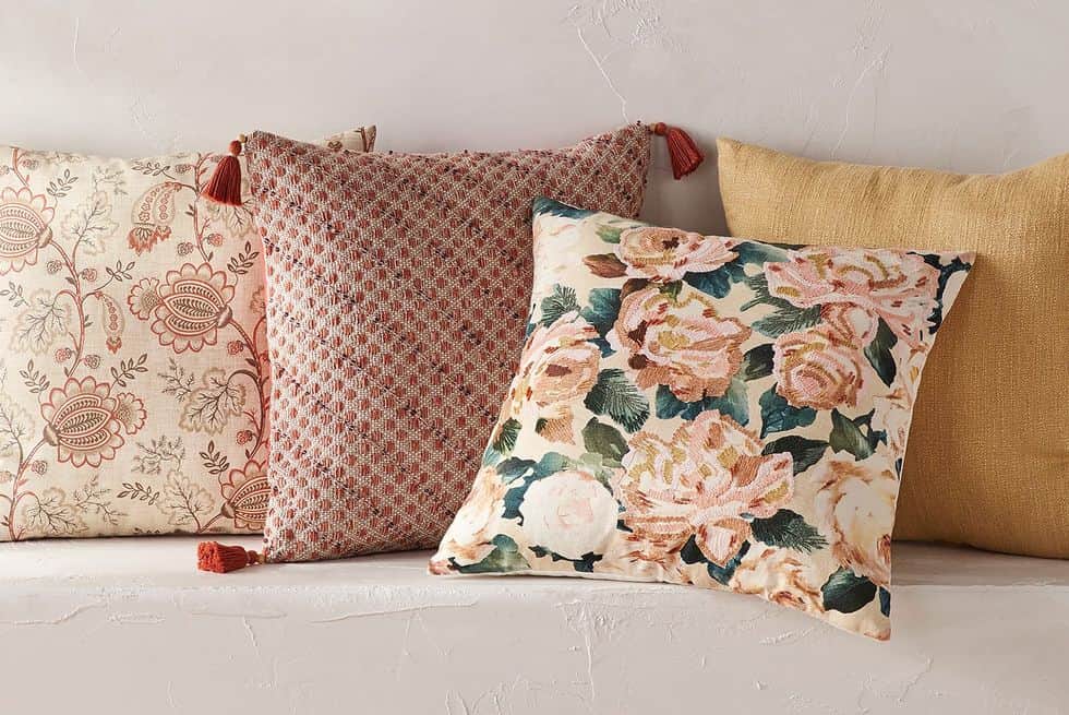 2. Floral Throw Pillow 2. Floral Throw Pillow