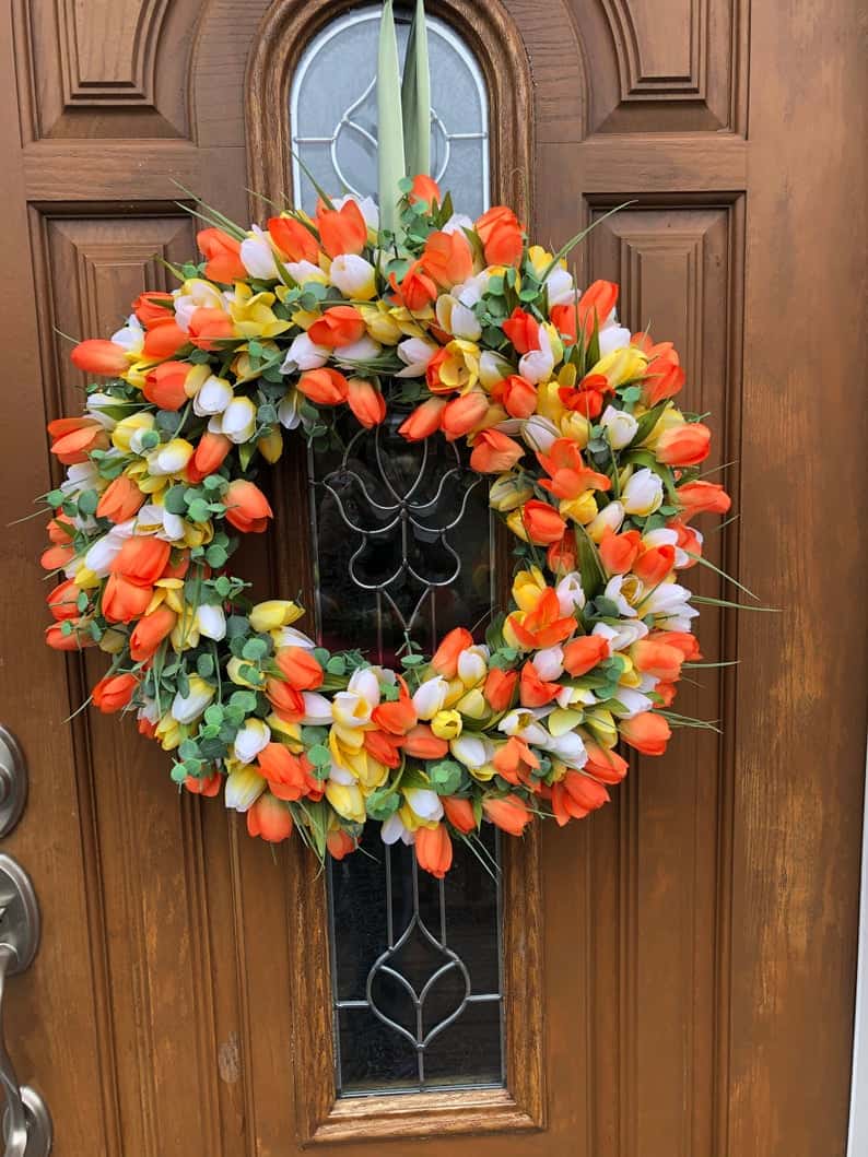 14. Spring Tulip Wreath 14. Spring Tulip Wreath