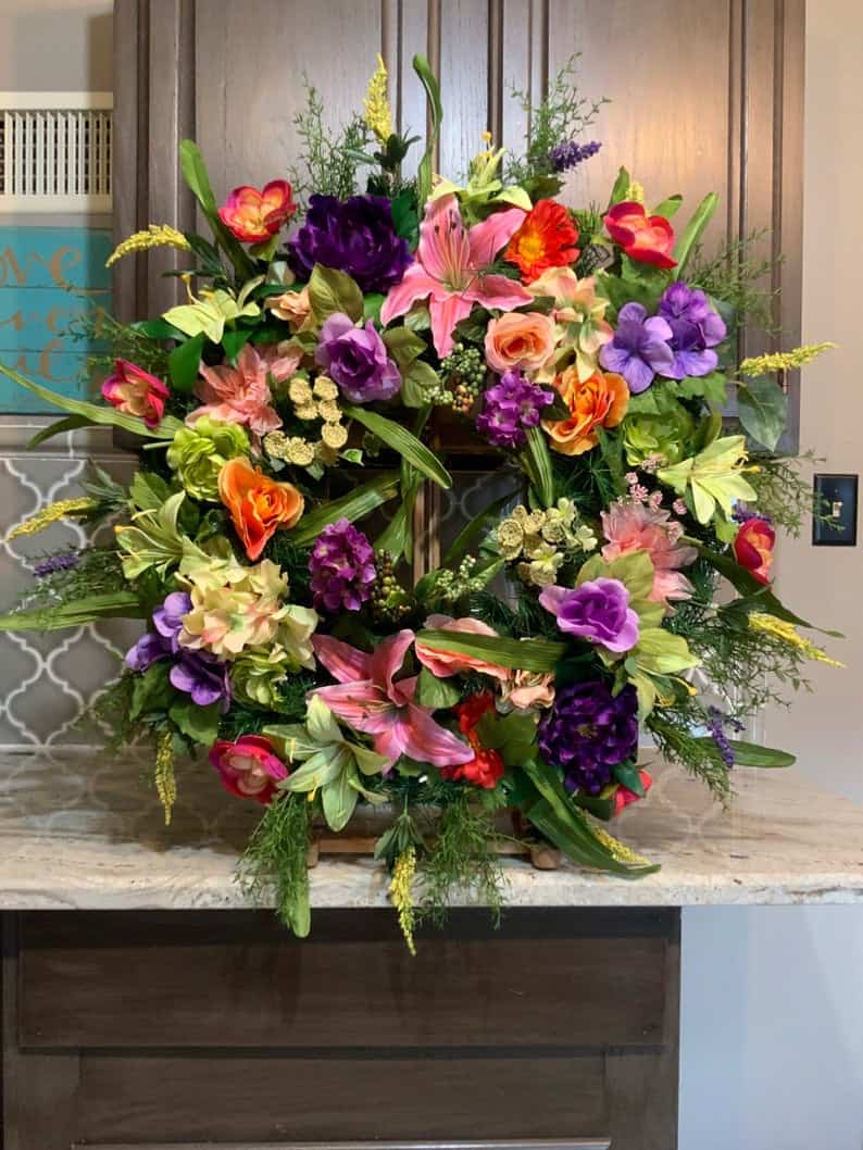 2. Spring Floral Wreath 2. Spring Floral Wreath