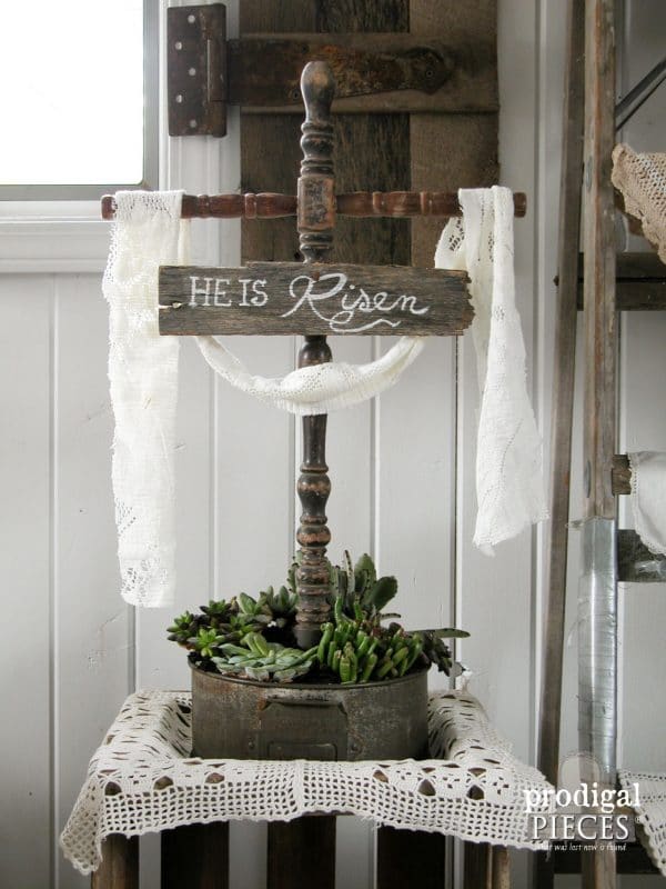 1. Easter Cross made from Repurposed Materials 1. Easter Cross made from Repurposed Materials