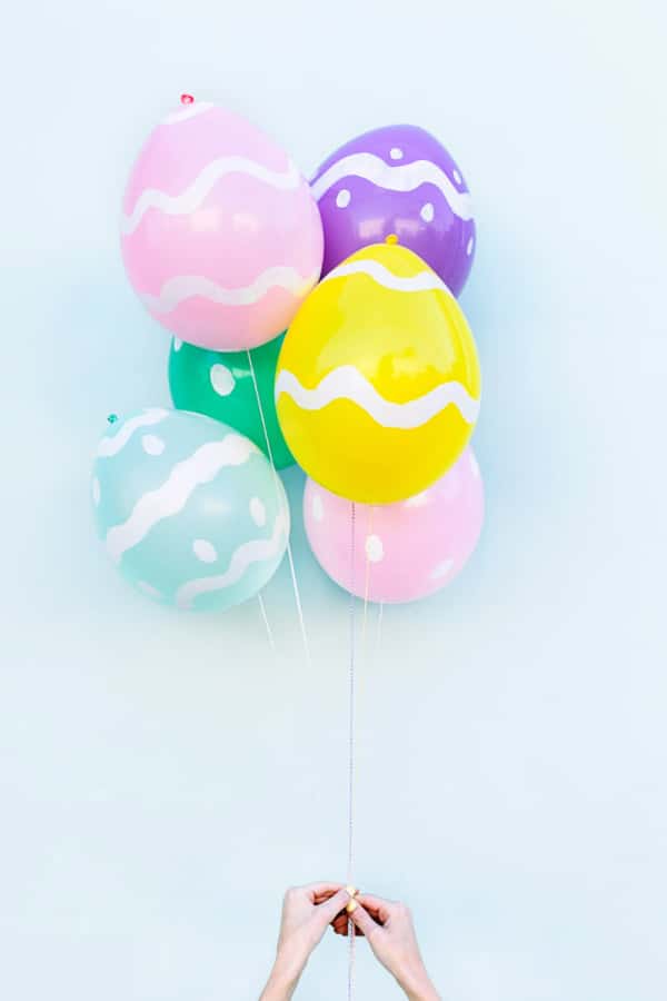 12. DIY Easter Egg Balloons 12. DIY Easter Egg Balloons