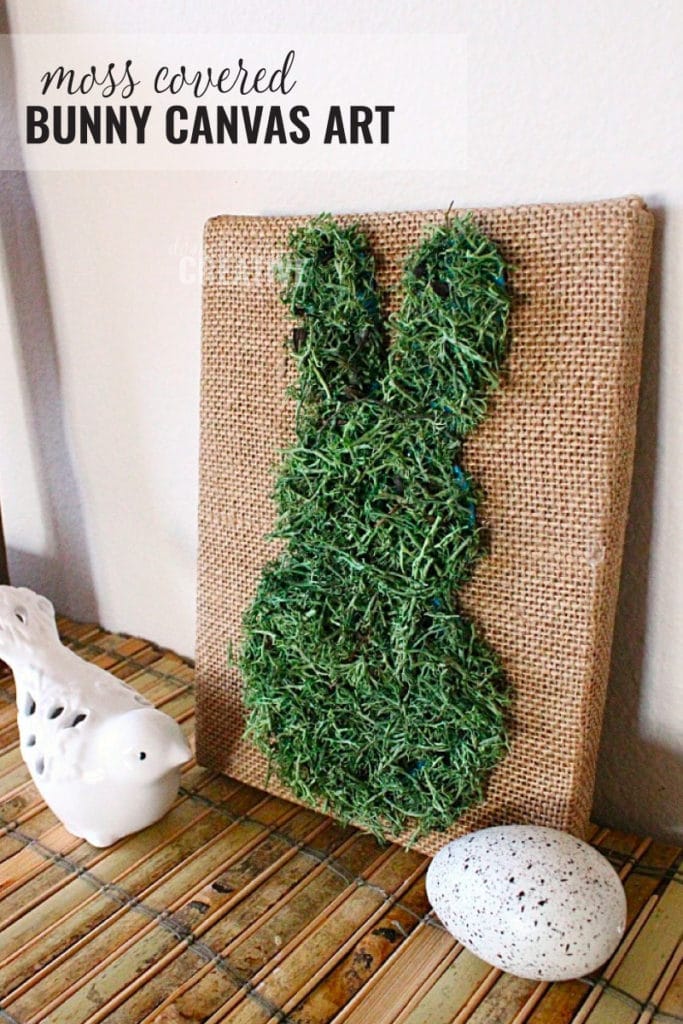 8. Moss Covered Bunny Canvas Art 8. Moss Covered Bunny Canvas Art
