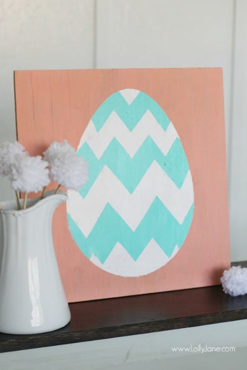 5. Wooden Easter Egg Sign Décor 5. Wooden Easter Egg Sign Décor