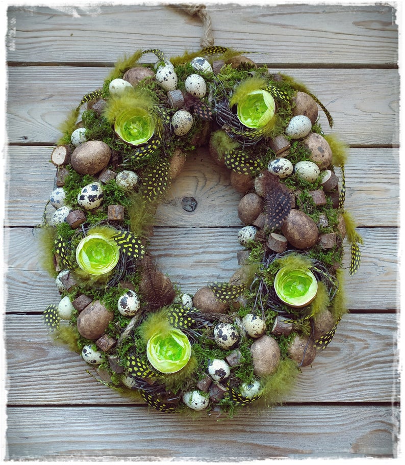 16 Whimsical Easter Wreath Designs You Should Hang On Your Door