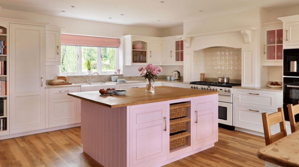 9 Pink Decorated Kitchens