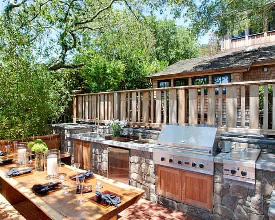 6 Decorated Environments with Barbecue Area 6 Decorated Environments with Barbecue Area