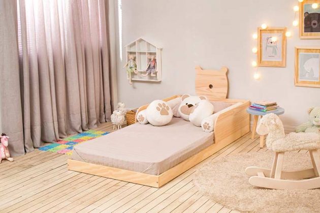 Montessori Bed: Inspirations to Insert the Furniture in the Decoration