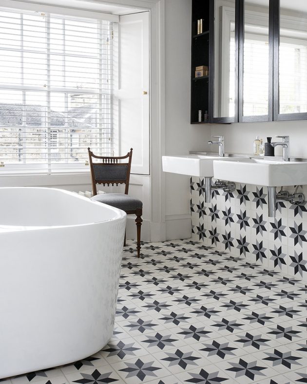 Bathroom Decor Cement Tiles, Cement Tile Bathroom