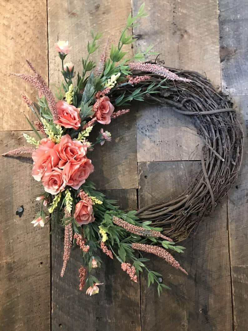 10. Spring Grapevine Wreath 10. Spring Grapevine Wreath