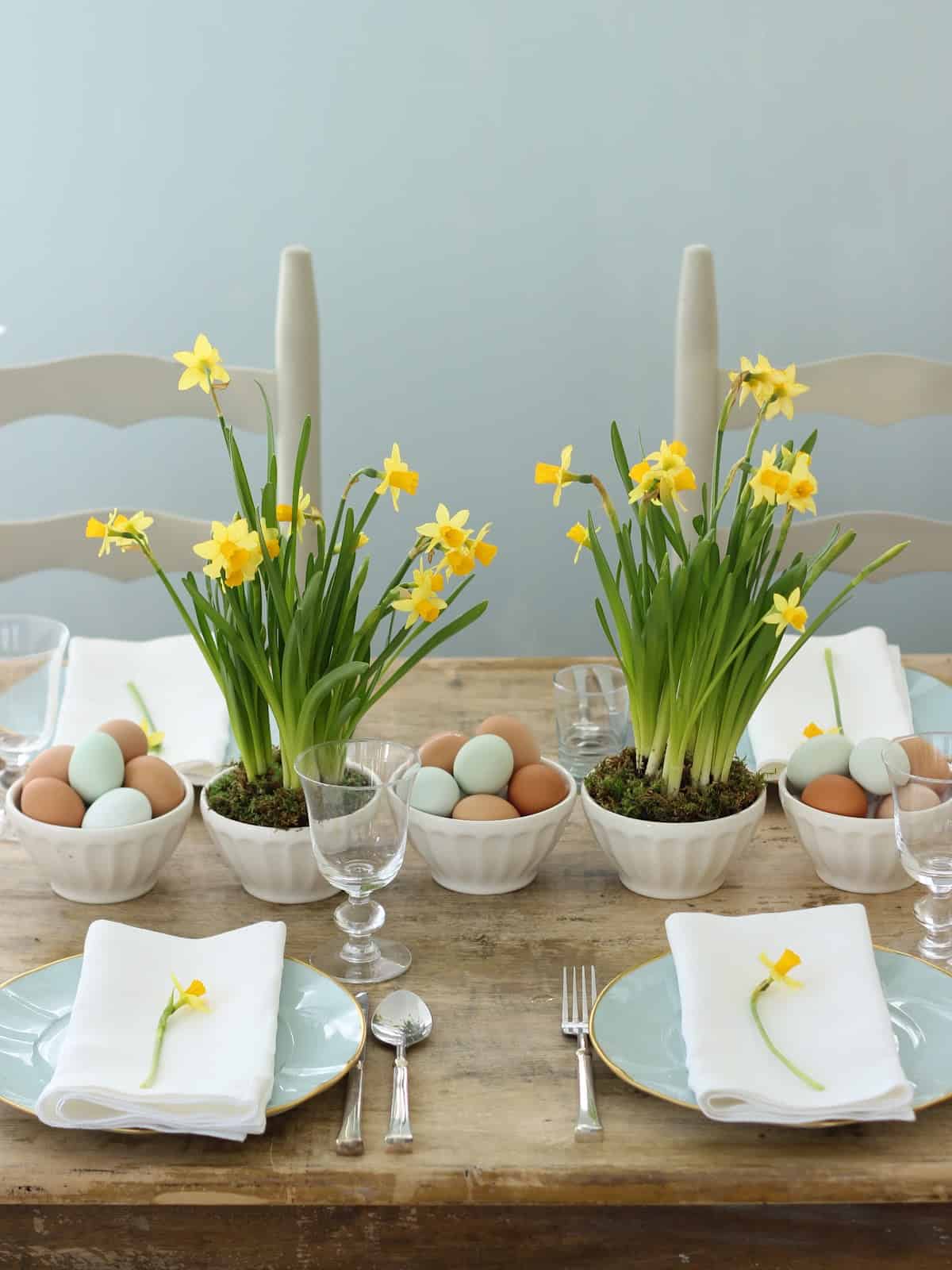 11. Yellow Daffodils & Blue Eggs