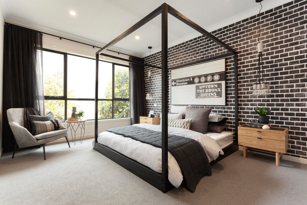 16 Wonderful Industrial Bedroom Interiors You're Going To Fall For
