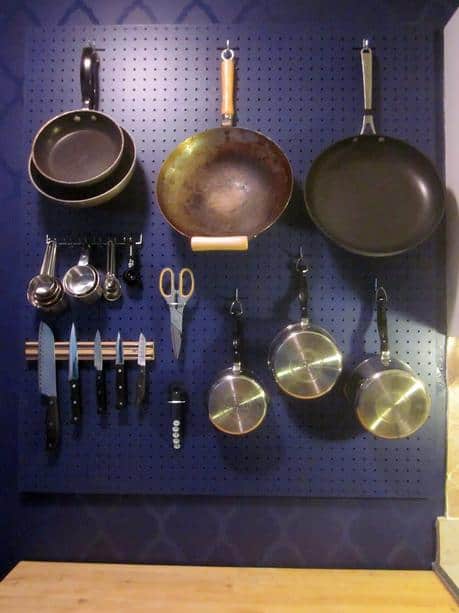 5. Kitchen Pegboard Wall Organizer 5. Kitchen Pegboard Wall Organizer