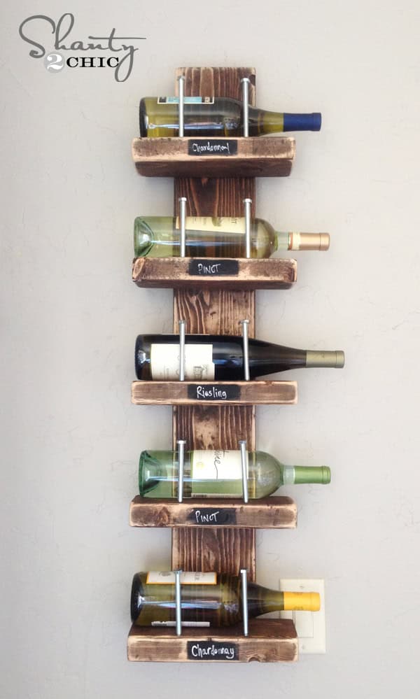 6. DIY Wine Rack 6. DIY Wine Rack