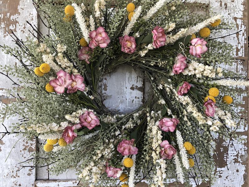 18 Beautiful Spring Wreath Ideas For Natural Front Door Decor