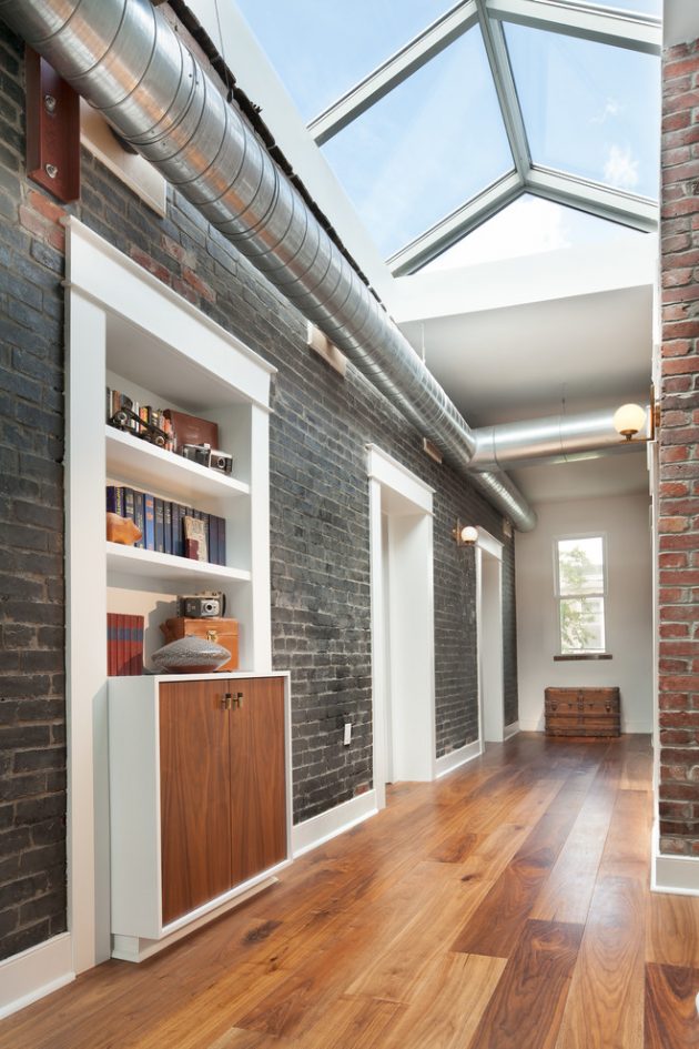 18 Engaging Industrial Hallway Designs For Your Loft