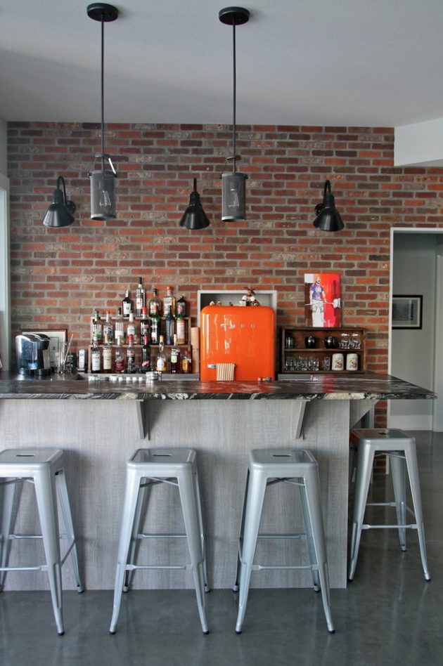18 Majestic Industrial Home Bar Ideas You're Going To Enjoy