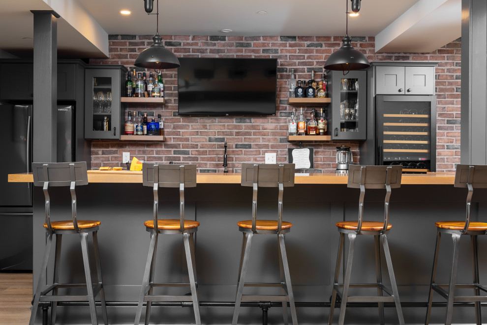 18 Majestic Industrial Home Bar Ideas You're Going To Enjoy
