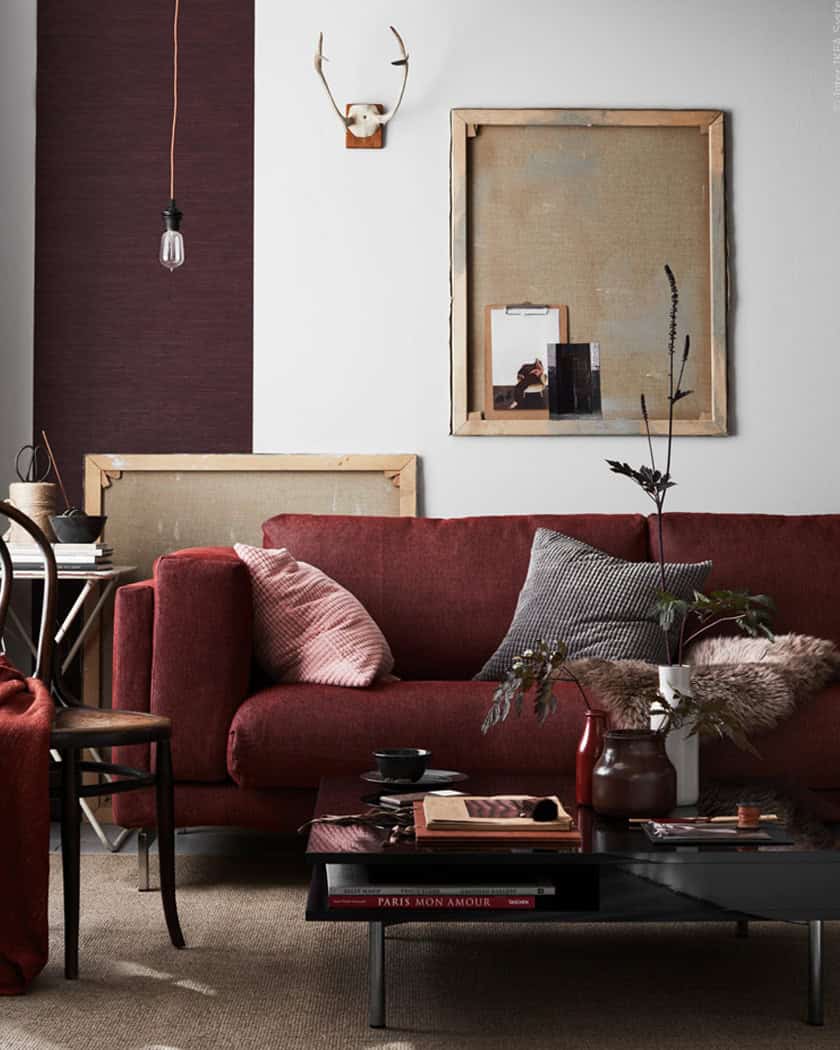 How to Use the Splendid Burgundy Color in the Living Room Decor? How to Use the Splendid Burgundy Color in the Living Room Decor?