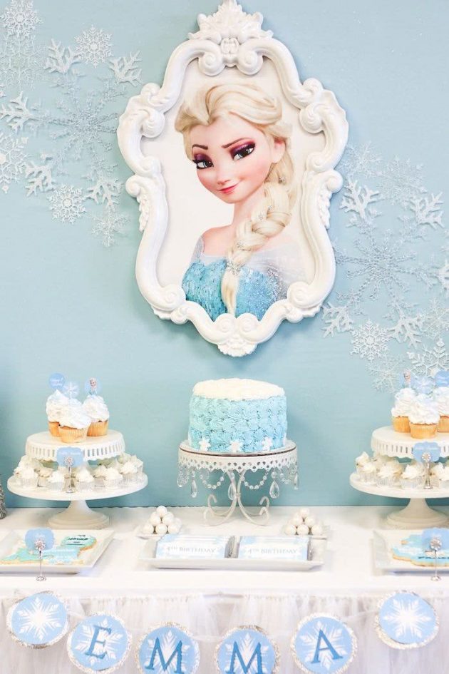 9 Amazing Ideas to Organize Your Children's "Frozen" Party Decoration!