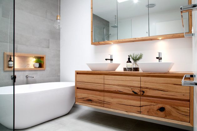 Can You Imagine Your Bathroom in Wood?