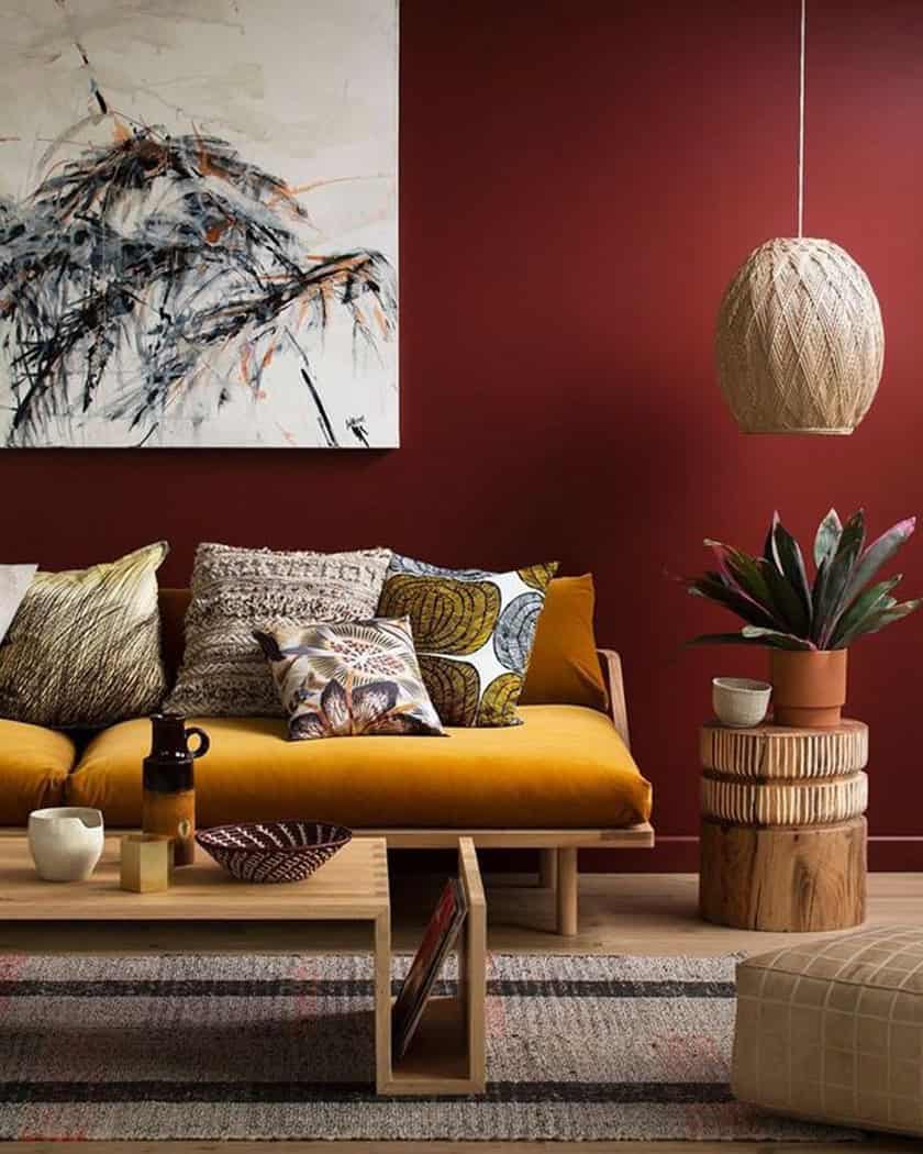 How to Use the Splendid Burgundy Color in the Living Room Decor? How to Use the Splendid Burgundy Color in the Living Room Decor?