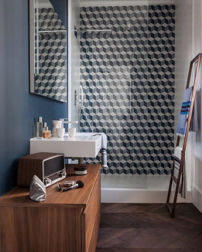 Bathroom Decor: Cement Tiles Bathroom Decor: Cement Tiles