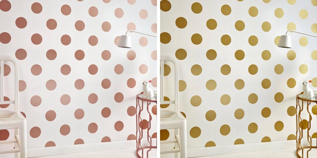 6. Metallic Polka Dot Wallpaper 6. Metallic Polka Dot Wallpaper