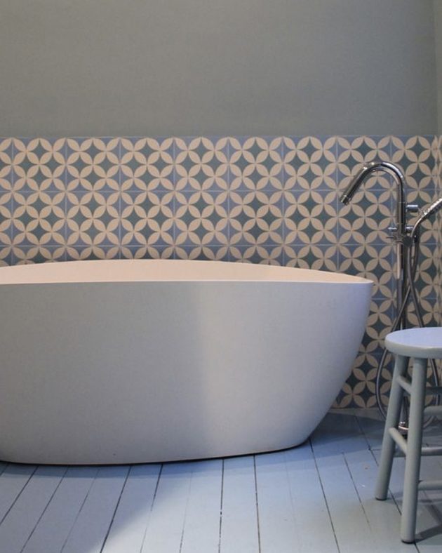 Bathroom Decor: Cement Tiles