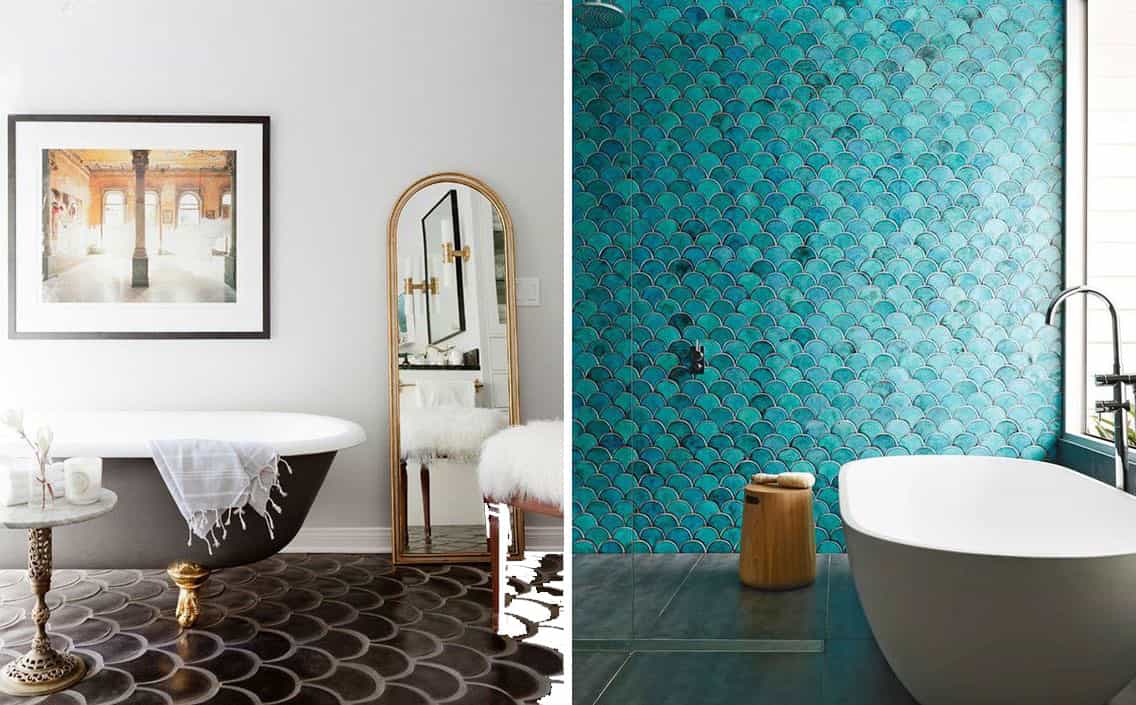 Tortoiseshell Tiles – Dose of Originality in Your Bath
