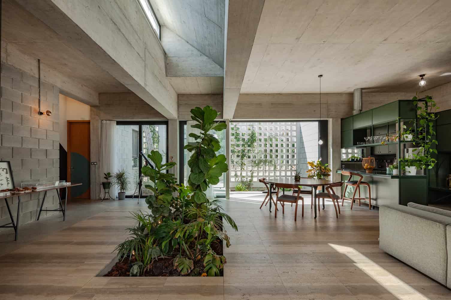 A House with Four Gardens by Draftworks Architects in Nicosia, Cyprus A House with Four Gardens by Draftworks Architects in Nicosia, Cyprus