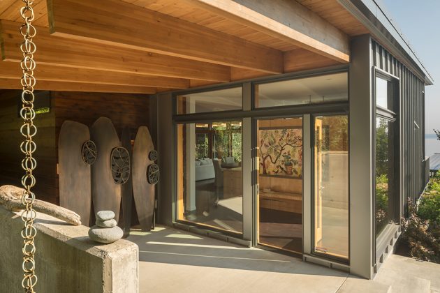 Island Retreat Home by Coates Design on Bainbridge Island, Washington