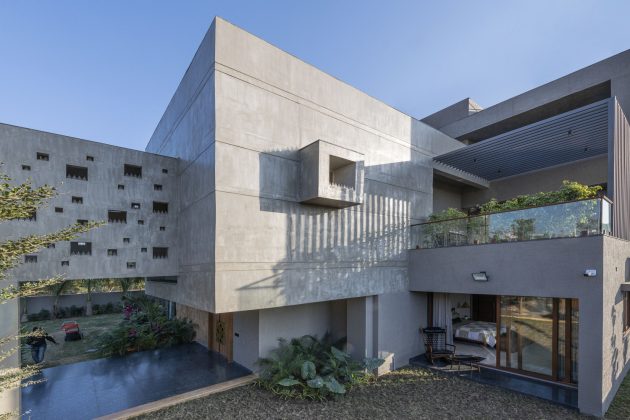 Pixel House by The Grid Architects in Ahmedabad, India