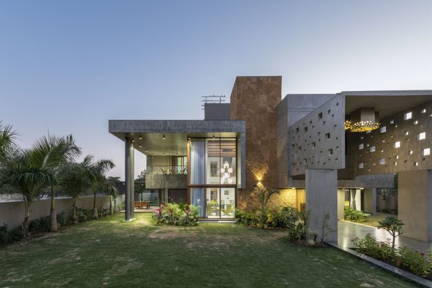Pixel House by The Grid Architects in Ahmedabad, India