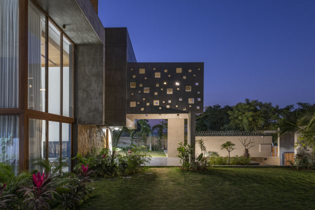Pixel House by The Grid Architects in Ahmedabad, India