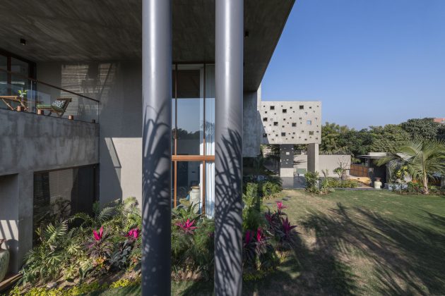 Pixel House by The Grid Architects in Ahmedabad, India