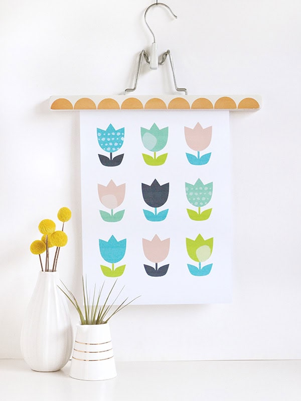 4. DIY Tulip Wall Art 4. DIY Tulip Wall Art