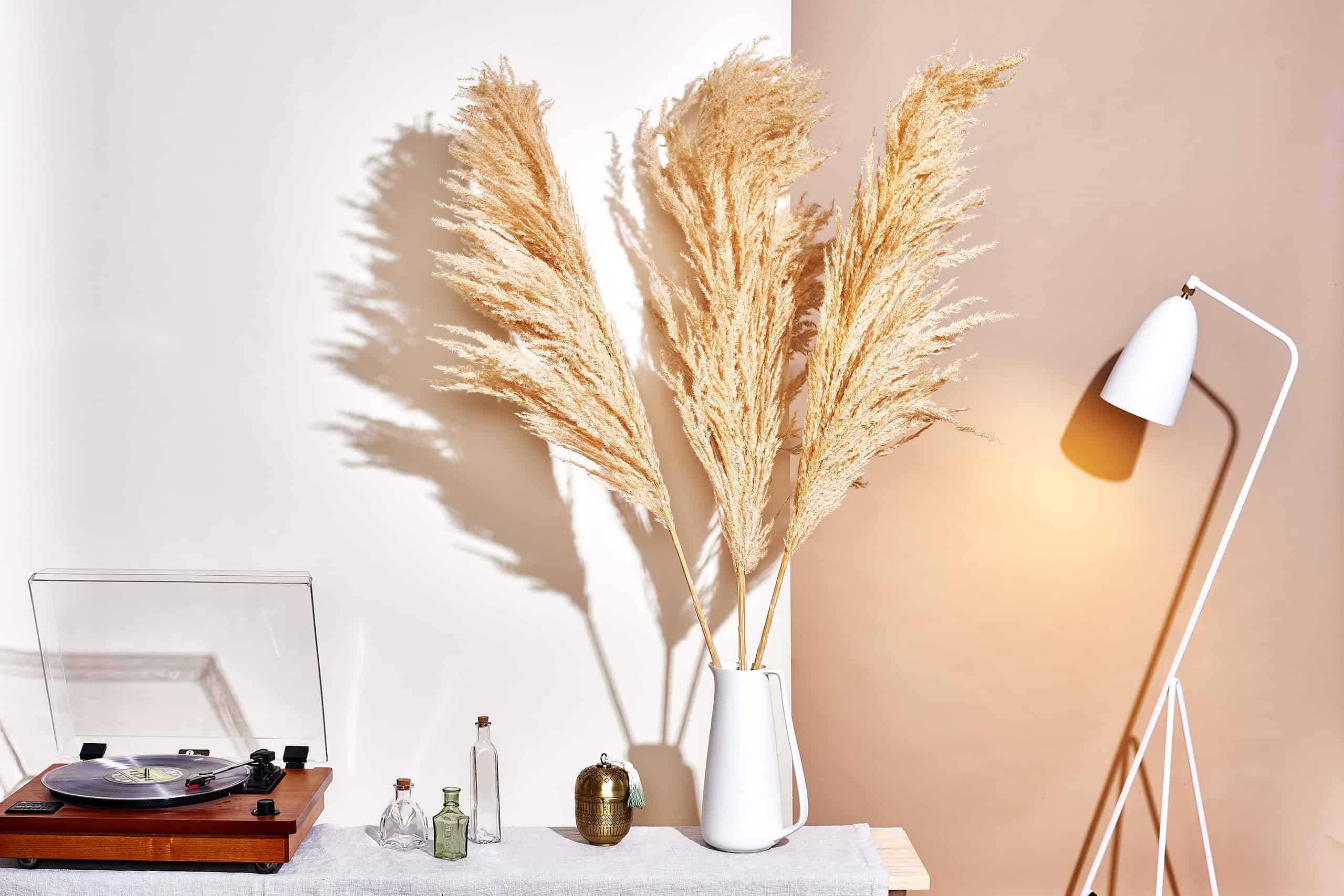 living room artificial flowers