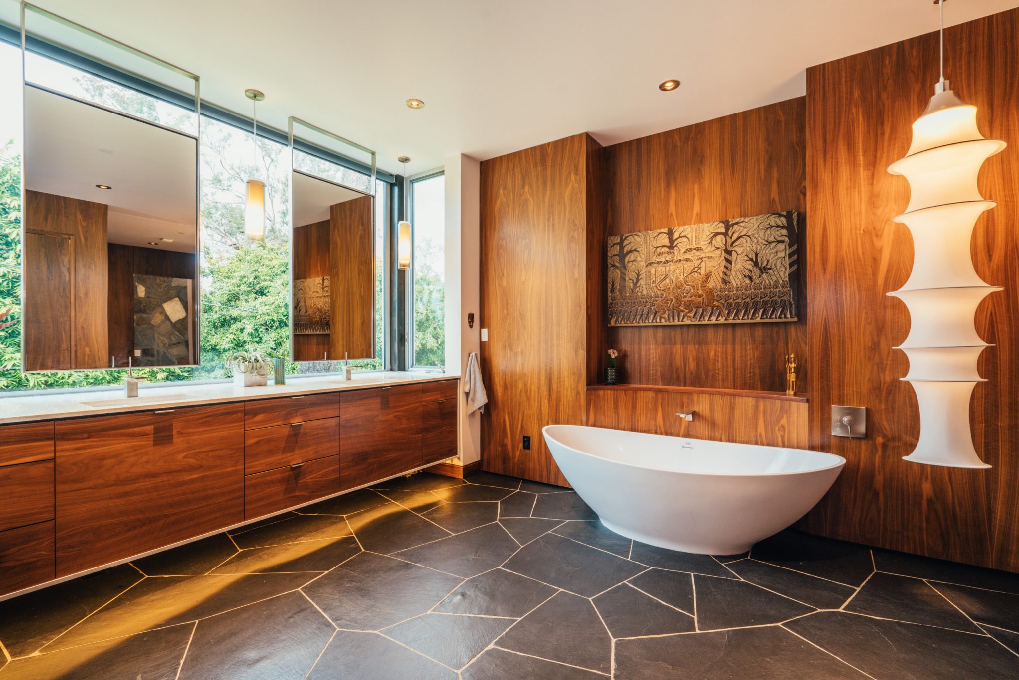 Mid Century Modern Contemporary Bathroom Vanity