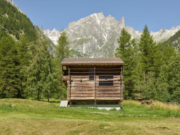 Barn Conversion by Savioz Fabrizzi Architects in Orsieres, Switzerland
