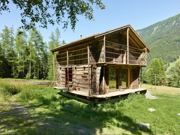 Barn Conversion by Savioz Fabrizzi Architects in Orsieres, Switzerland