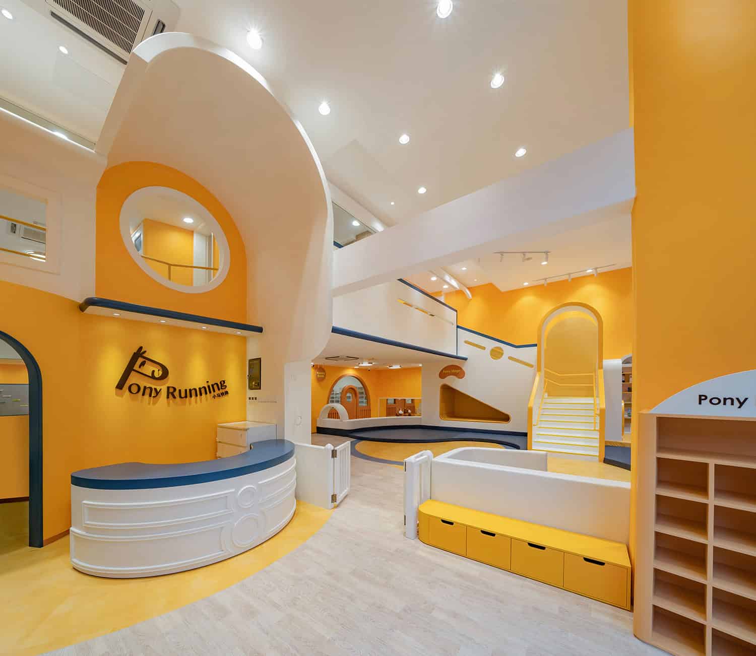 Pony Running Daycare Showroom by VMDPE Design in Shenzhen, China Pony Running Daycare Showroom by VMDPE Design in Shenzhen, China