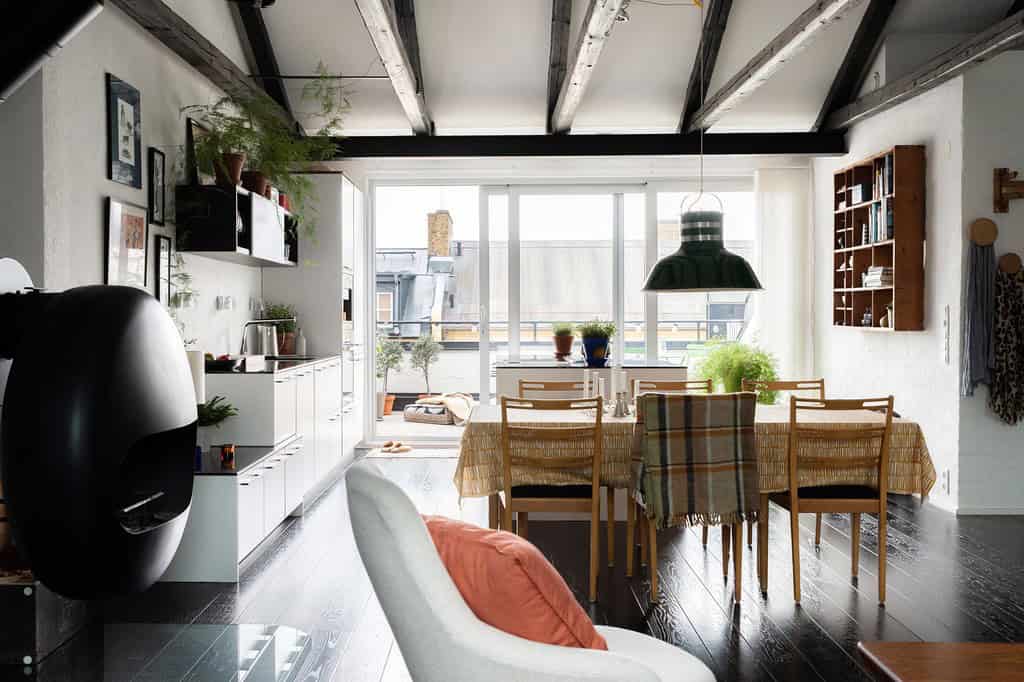 Fabulous Penthouse Between Vintage and Rustic Style Fabulous Penthouse Between Vintage and Rustic Style