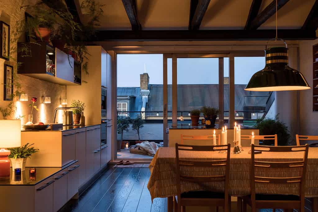 Fabulous Penthouse Between Vintage and Rustic Style