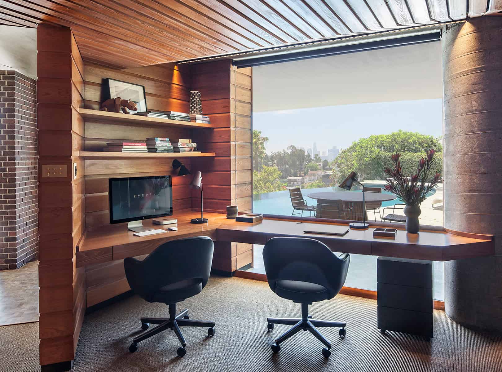 16 Astounding Mid Century Modern Home Office Interiors For 16 Astounding Mid Century Modern Home Office Interiors For